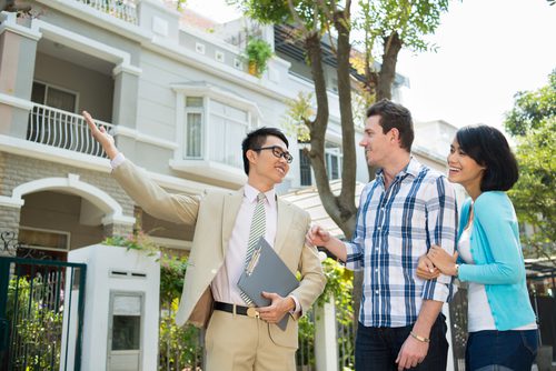 showing a home